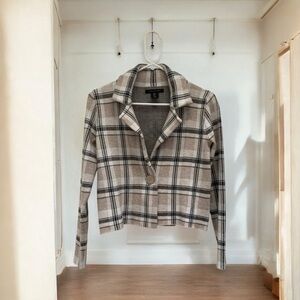 Tahari Plaid Jacket, Sz Small